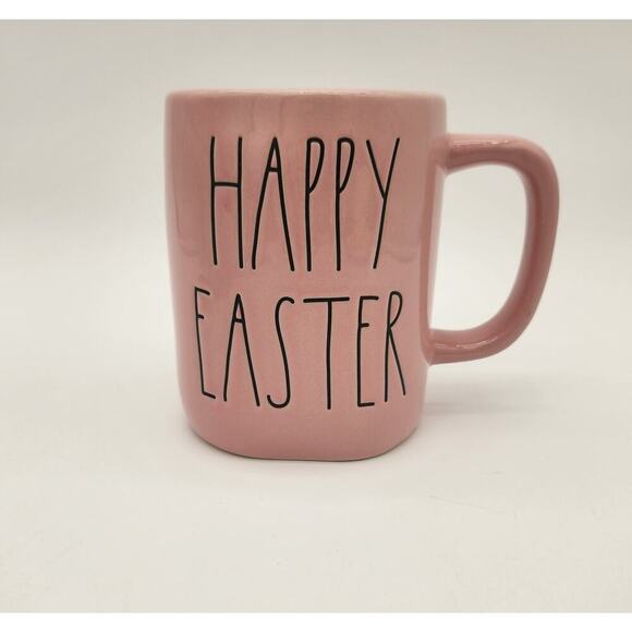 NWOT Rae‎ Dunn Artisan Collection "Happy Easter" 18oz. Ceramic Mug - Picture 1 of 4